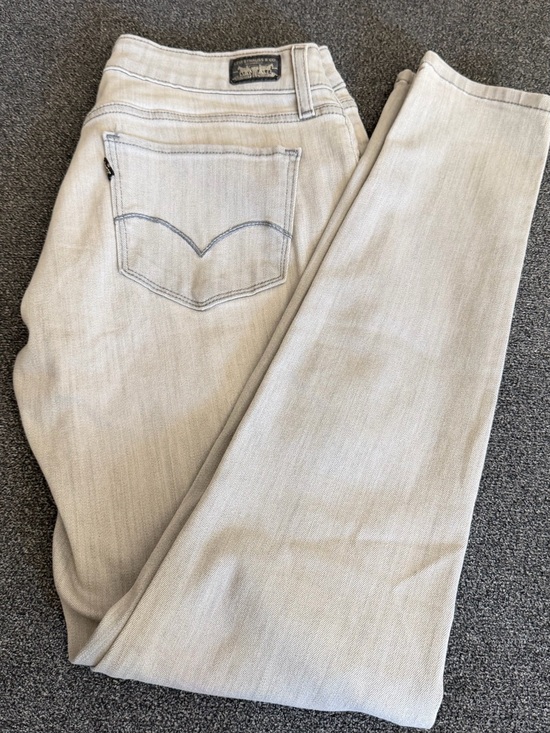 Levi's Denim - Levi's Women's Light Beige Skinny Jeans black Tab